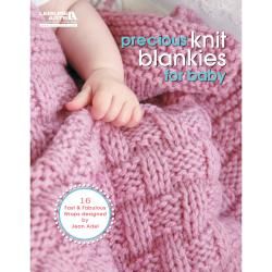 Leisure Arts precious Knit Blankies For Baby