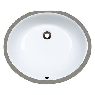 Polaris Sinks Pupmw White Porcelain Bathroom Sink