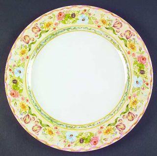 American Atelier Floral Daze 12 Chop Plate/Round Platter, Fine China Dinnerware