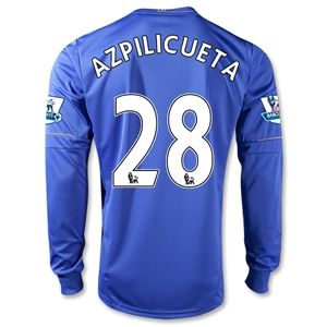 adidas Chelsea 12/13 AZPILICUETA LS Home Soccer Jersey