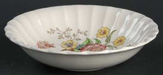 Spode Constable Coupe Cereal Bowl, Fine China Dinnerware   Multicolor Floral, Ba