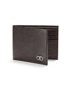 Salvatore Ferragamo Ten Forty One Leather Bifold Wallet