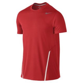Nike UV Crew Mens Tennis Shirt   Light Crimson