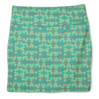 Mossimo Supply Co. Juniors Mini Skirt   Green L(11 13)