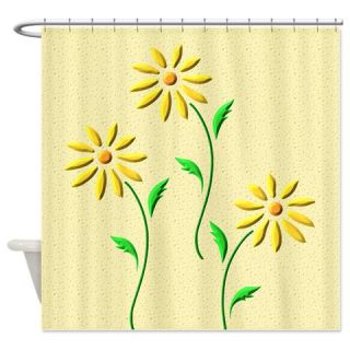  Yellow Daisies Shower Curtain  Use code FREECART at Checkout