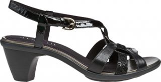 Womens Aravon Minka   Black Multi Leather Sandals