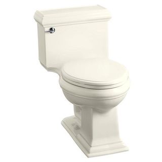 Kohler Memoirs Biscuit Comfort Height 1.28 Gpf Elongated Toilet (BiscuitDimensions 28.625 inches high x 17.75 inches wide x 28.125 inches deepWater capacity 1.28 GPFFlush SinglePieces One (1)Settings Quiet close seatShape ElongatedHardware finish C