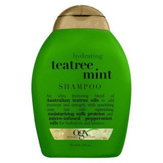 OGX Hydrating Tea Tree Mint Moisturizing Shampoo   13 oz