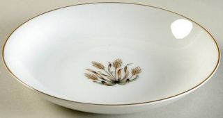 Royal Embassy Golden Harvest Coupe Soup Bowl, Fine China Dinnerware   Gold Wheat