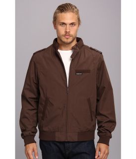 Members Only Iconic Racer Jacket Mens Jacket (Brown)
