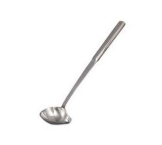 Browne Foodservice 1 oz Stainless Spout Ladle w/ Fingergrip & Mirror Finish