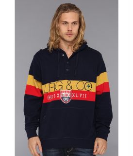 L R G Triumphant Pullover Hoody Mens Sweatshirt (Navy)