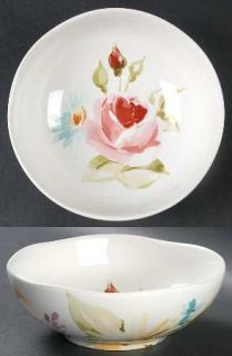 222 Fifth (PTS) Floral Fete Soup/Cereal Bowl, Fine China Dinnerware   Floral,Sca
