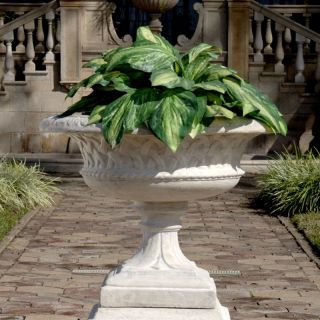 Design Toscano Larkin Arts and Crafts Architectural Garden Urn Statue