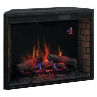 Classic Flame 33 in. Electric Fireplace Insert with Backlit Display Multicolor  