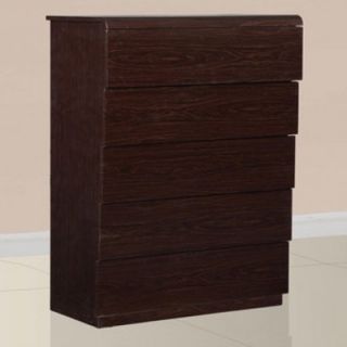 Whiteline Imports Nelly Chest of Drawers CD1096 WNG / CD1096 WHT Finish Wenge