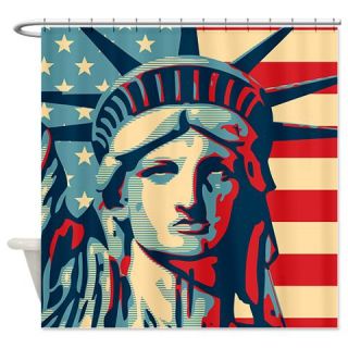  Lady Liberty Shower Curtain  Use code FREECART at Checkout