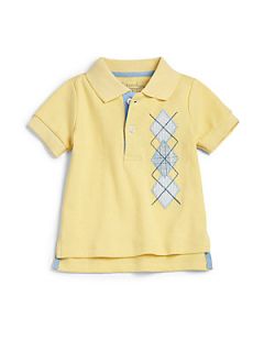 Hartstrings Infants Argyle Polo Shirt   Yellow