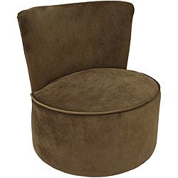 Dark Brown Swivel Chair (Dark brownSeating comfort MediumSeat Dimensions 15.5 high x 27 inches wide x 21.5 deep Dimensions 31.5 inches x 27 inches x 21.5 inches Assembly Require no )