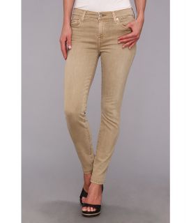 7 For All Mankind Ankle Skinny in Khaki Sandwashed Twill Womens Jeans (Beige)