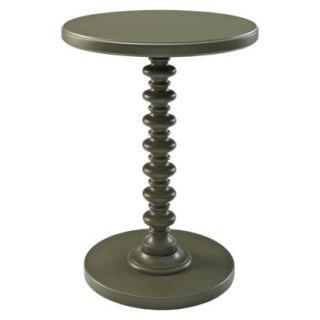 Accent Table Round Spindle Table   Grey