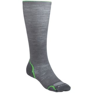 SmartWool PhD Graduated Compression Socks   Merino Wool (For Men and Women)   SILVER/ROYAL (S )
