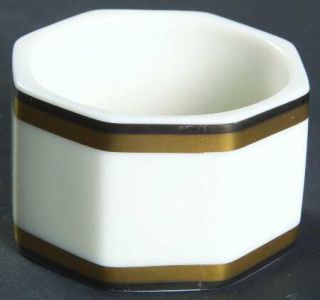 Noritake Gold And Platinum Napkin Ring, Fine China Dinnerware   New Traditions,