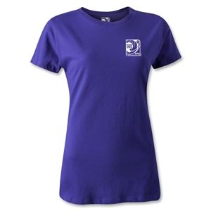FIFA Confederations Cup 2013 Womens Small Emblem T Shirt (Purple)