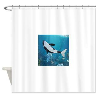  Orca II Shower Curtain  Use code FREECART at Checkout