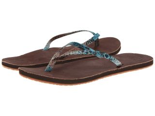 Reef Leather Uptown Luxe Womens Sandals (Green)