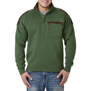 John Deere Zip Fleece Pullover   Green, XL, Model# JD37163