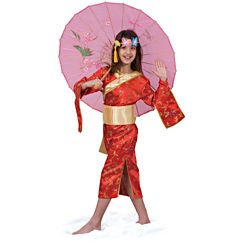 Dress Up America Girls Japanese Girl Costume