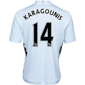 Kappa Fulham 12/13 KARAGOUNIS Authentic Home Soccer Jersey