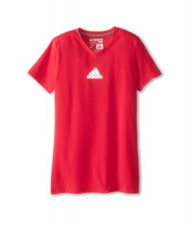 adidas Kids Ultimate S/S Top Girls T Shirt (Orange)