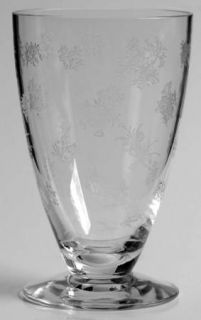 Heisey Chintz Clear (Stem #3389) Juice Glass   Stem #3389, Etch #450,Clear