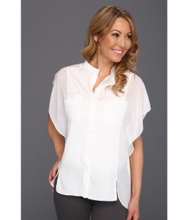 Kenneth Cole New York Zola Womens Blouse (White)