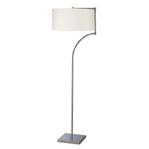 Dimond Lighting DMD D1832 Lancaster Floor Lamp with Milano Pure White Shade