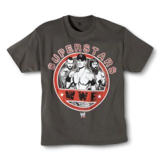 WWE Superstars Boys Graphic Tee   Rich Charcoal S