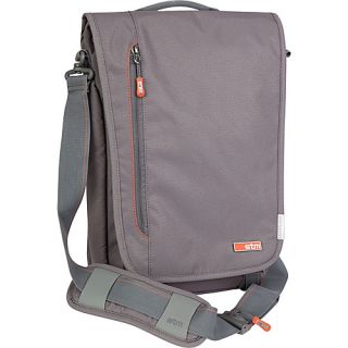 Linear Medium Laptop Shoulder Bag Grey   STM Bags Laptop Messenger Bags