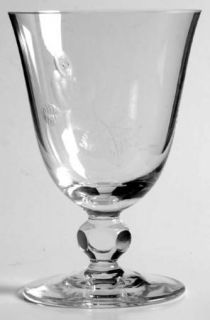 Rosenthal Marshall Niel Wine Glass   430, Gray Cut Rose