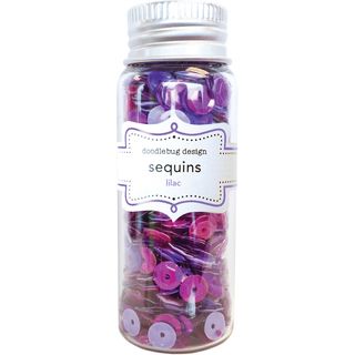 Kraft In Color Sequins Assorted lilac