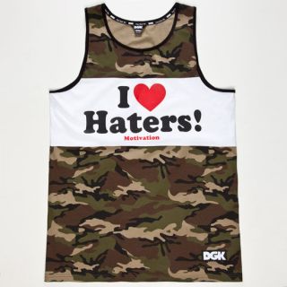 Haters Mens Tank Camo In Sizes Xx Large, X Large, Large, Medium, Small For