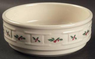 Longaberger Holly Soup/Cereal Bowl, Fine China Dinnerware   Woven Traditions,Hol