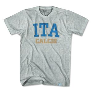 Objectivo Italy ITA Soccer T Shirt (Gray)