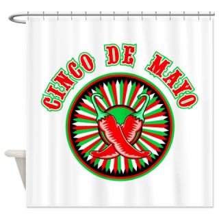  Cinco de mayo w pepper seal Shower Curtain  Use code FREECART at Checkout