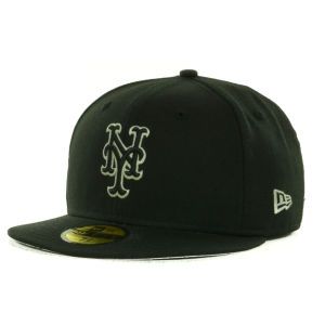 New York Mets New Era MLB Black on Color 59FIFTY Cap