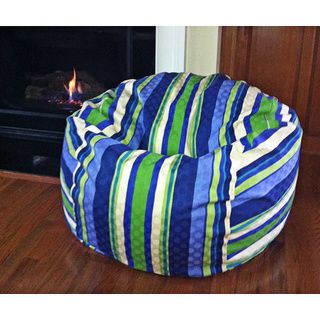 Marina Stripes 36 inch Washable Bean Bag Chair