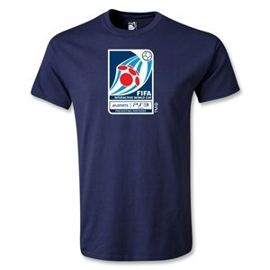 Euro 2012   FIFA Interactive World Cup Emblem T Shirt (Navy)