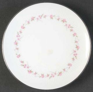 Mikasa Adore Bread & Butter Plate, Fine China Dinnerware   Pink Flowers,White Li
