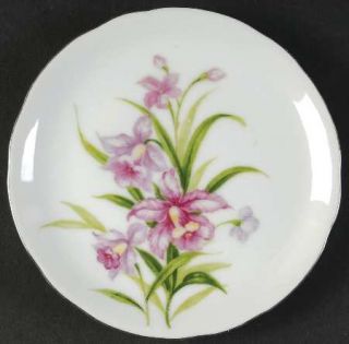 Bellaire Orchid Bread & Butter Plate, Fine China Dinnerware   Pink/Lavender Flow